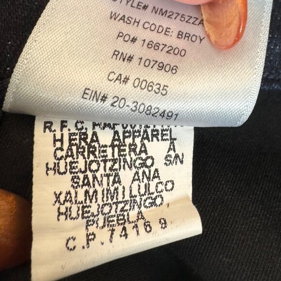 Hudson Mens Blake Slim Straight Jeans Dark Wash Denim Size 36 - Picture 7 of 10